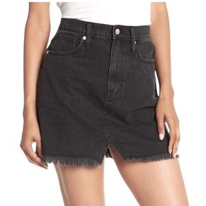 Madewell Rigid Denim A-line Skirt Sz 24